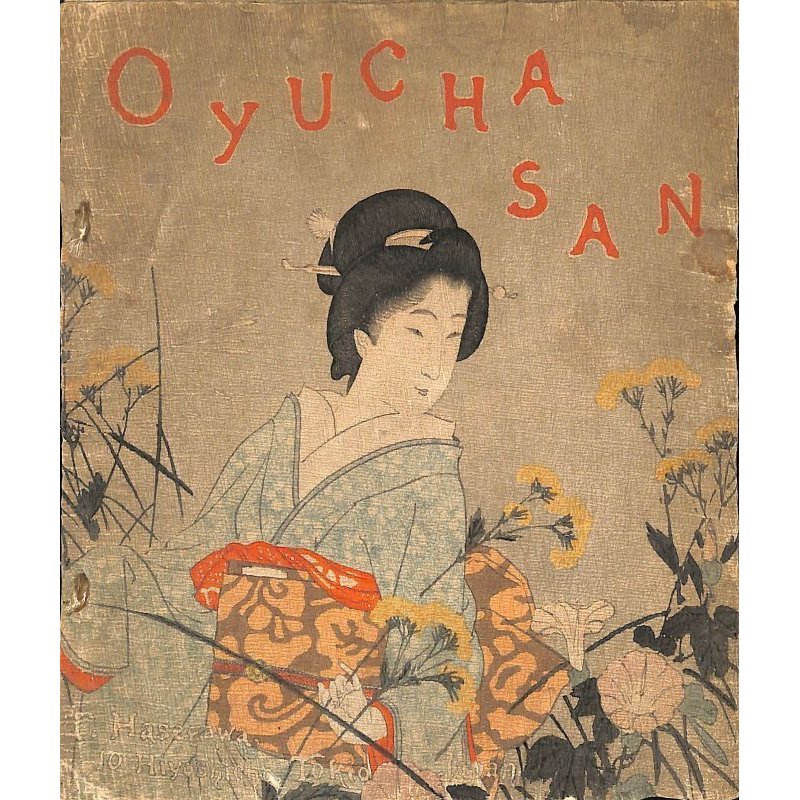画像1: ちりめん本「おゆちゃさん」（英文  ) Oyuchasan 　著者　F.M.ボストウィック　長谷川武次郎　明治25年再版