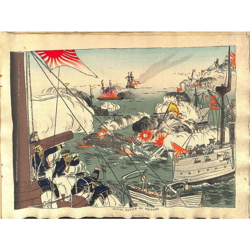 画像5: ちりめん本・日清戦争の情景 (英)Scenes from the Japan-China War 井上十吉 Jukichi Inouye