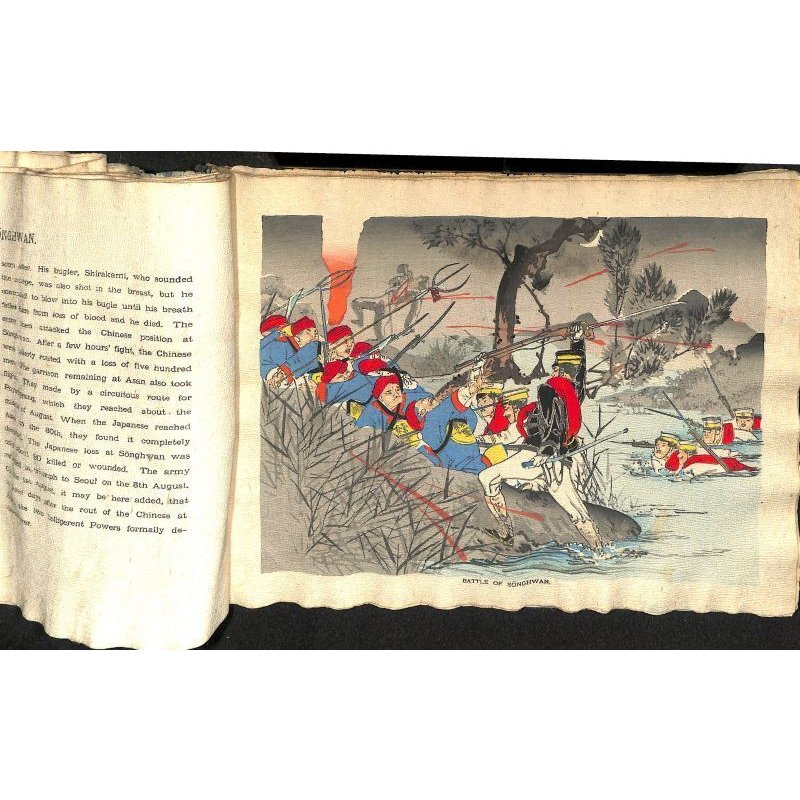 画像4: ちりめん本・日清戦争の情景 (英)Scenes from the Japan-China War 井上十吉 Jukichi Inouye