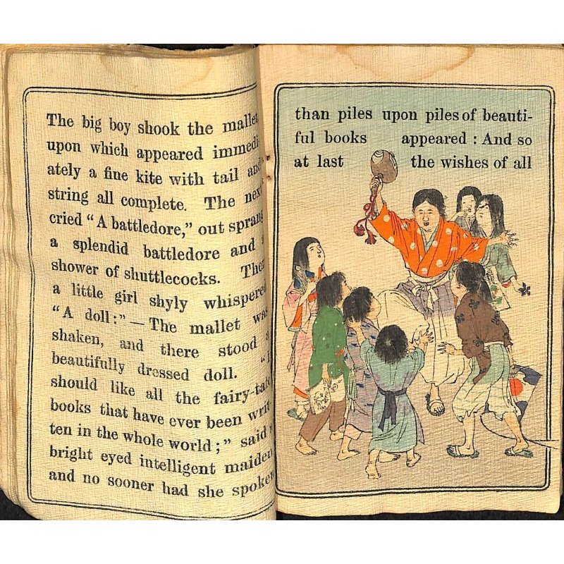 画像3: ちりめん本　「不思議の小槌（The Wonderful Mallet）」（英）日本昔話第2シリーズ　 ジェイムス夫人訳