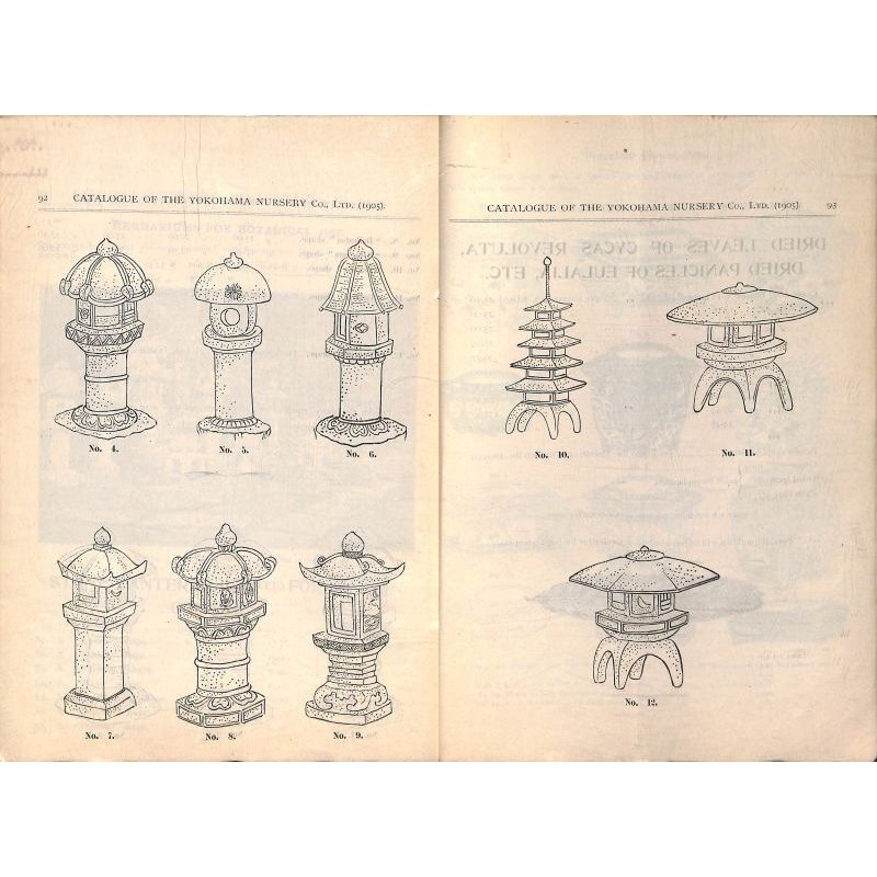 画像12: 平紙本 (英)横浜種苗会社(Yokohama Nursery Co.)1905年カタログ 25×18 95頁