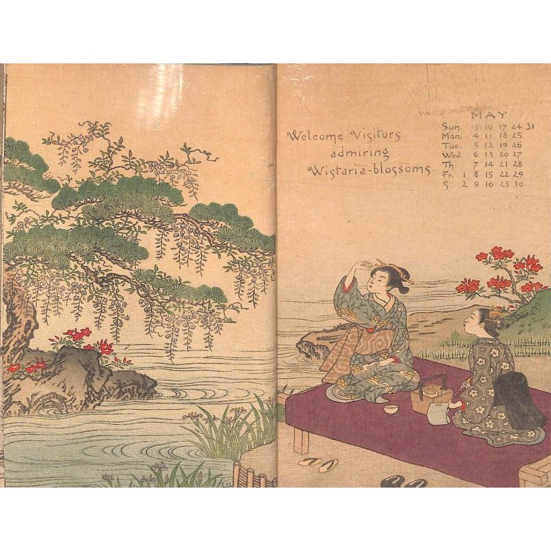 画像5: ちりめん本　カレンダー1903年「日本の婦人の12ヶ月」　Calendar for 1903 The Months of Japanese Ladies　