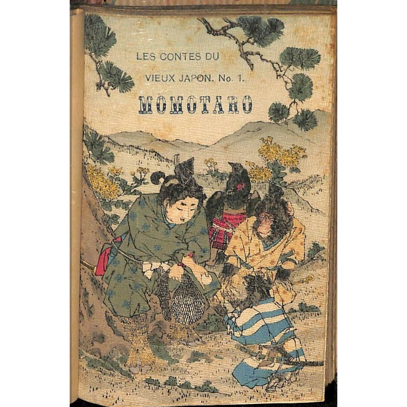 画像3: ちりめん本 美麗絵入りクロス装丁 仏文「日本昔話(Les contes du vieuk Japon)」1〜20セット 5冊(20巻)セット 訳者 ドウトルメル