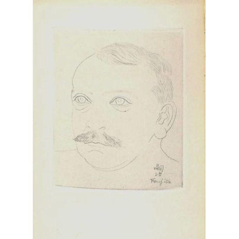 画像2: 藤田嗣治・口絵銅版画　（仏）「大和魂への一瞥」（Un coup d'oeil sur l'ame japonaise) ポール・クローデル 1923年　限定1035部の47番