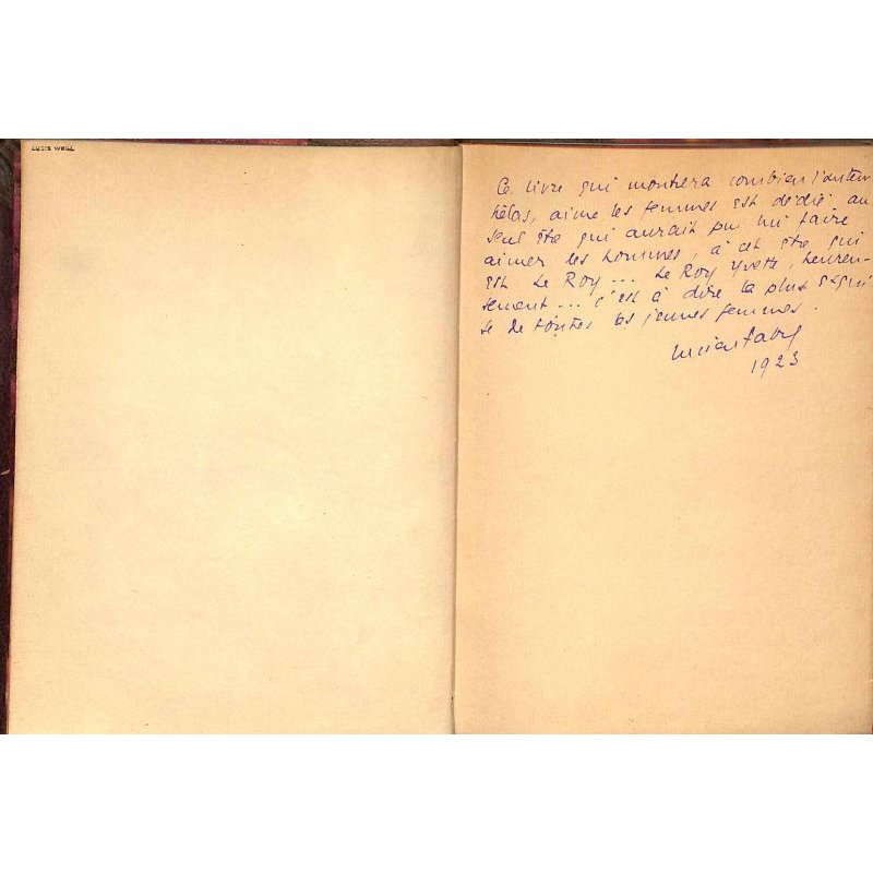 画像3: 藤田嗣治 口絵銅版画 仏文「ヴァニコロ(Vanikoro)」 ルシアン・ファーブル(L.Fabre) 限定515部の316番