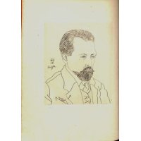 藤田嗣治　口絵銅版画　仏文「ヴァニコロ（Vanikoro)」　ルシアン・ファーブル（L.Fabre)　限定515部の316番