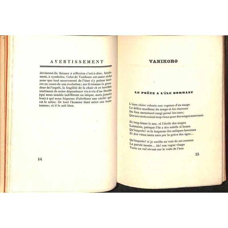 画像6: 藤田嗣治 口絵銅版画 仏文「ヴァニコロ(Vanikoro)」 ルシアン・ファーブル(L.Fabre) 限定515部の316番