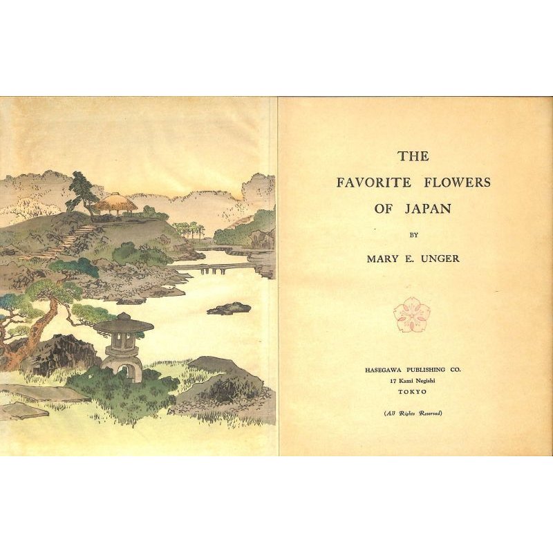 画像2: 奉書紙本「日本の愛好花」　　(英）The Favorite Flowers of Japan 著者　アンガー夫人　Mary E.Unger　