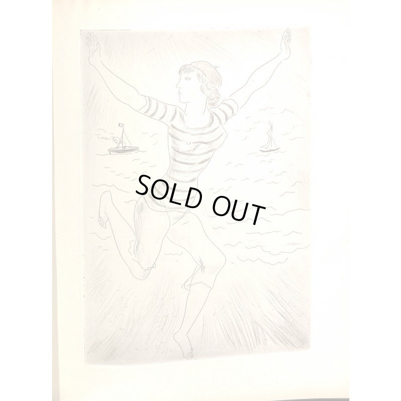 画像5: 藤田嗣治 挿絵・銅版画(全頁大) 5点 M・ヴォケール「平行棒 (Barres paralleles)」限定301部の60番 1927 パリ