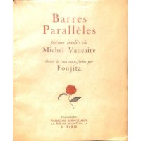 藤田嗣治　挿絵・銅版画(全頁大) 5点　Ｍ・ヴォケール「平行棒　(Barres paralleles）」限定301部の60番　1927　パリ