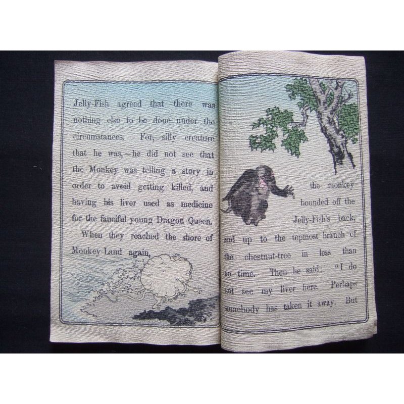 画像5: ちりめん本「海月(くらげ)」(英文) B.H.Chamberlain”The Silly Jelly-Fish"