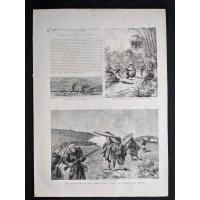 ビゴー　英・仏雑誌挿絵　ル・モンド　イリュストレ 「日清戦争」  ザ・グラフィック「日本陸軍の御前演習」