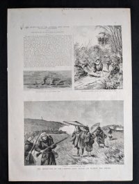 ビゴー　英・仏雑誌挿絵　ル・モンド　イリュストレ 「日清戦争」  ザ・グラフィック「日本陸軍の御前演習」