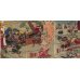画像1: ちりめん絵 【芳虎】「康平五年奥州衣川合戦」三連作品　いせ辰版 (1)
