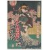 画像4: ちりめん絵 【国輝】 「花尽東源氏之内　桜」 (4)