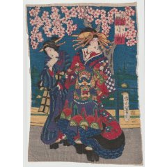 こまち絵画8点 小町通り商店街 日本画F150号「Kamakura Komachidori Street