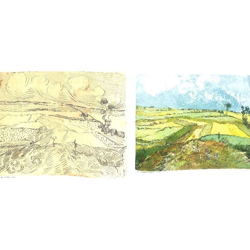 画像8: ヴィンセント・ファン・ゴッホ書簡(英文)全6冊 総2148頁 箱入り大型本(30.6×26cm)重量14kg 画像4000点以上  注釈・解説付き CD付属