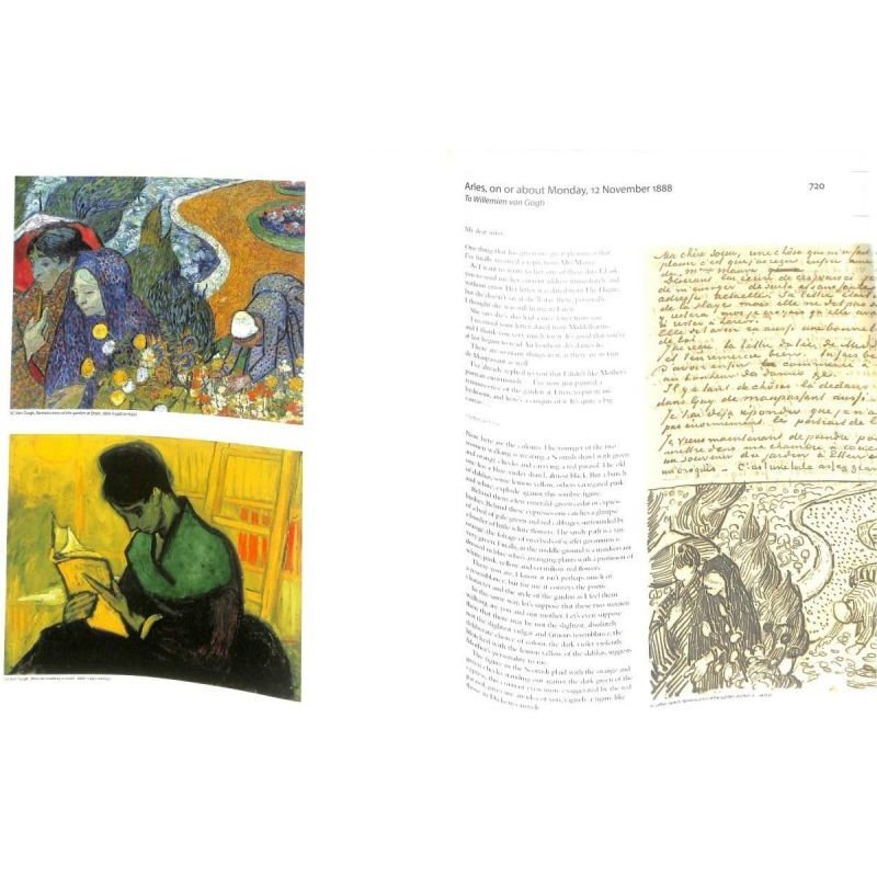 画像3: ヴィンセント・ファン・ゴッホ書簡(英文)全6冊 総2148頁 箱入り大型本(30.6×26cm)重量14kg 画像4000点以上  注釈・解説付き CD付属