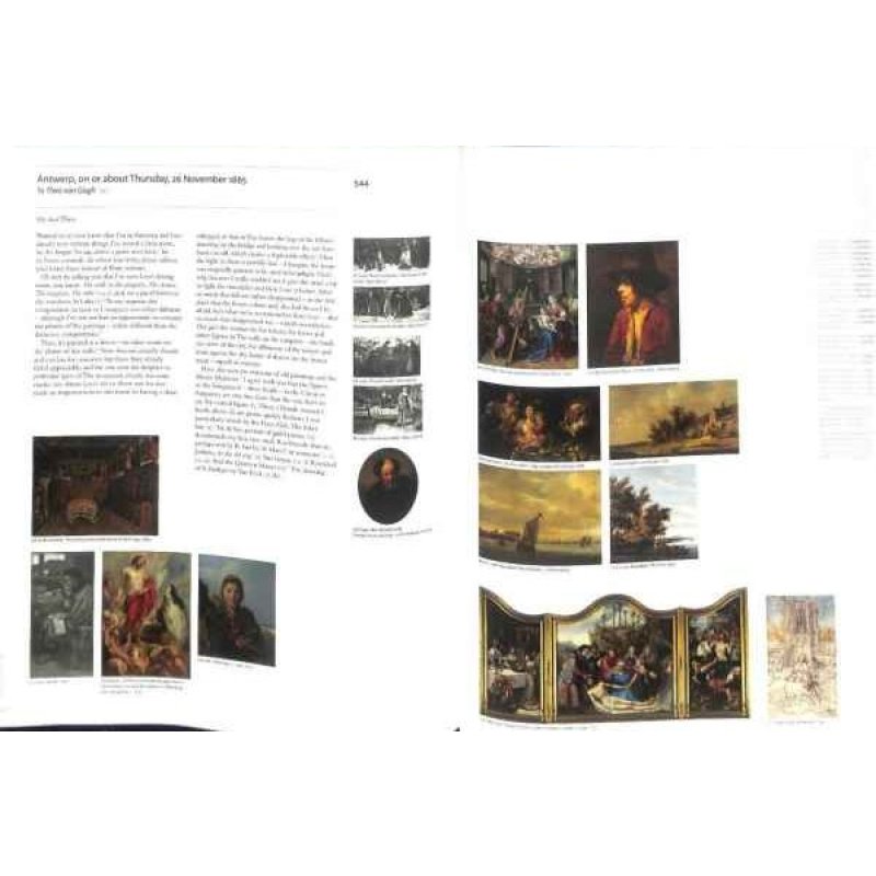 画像5: ヴィンセント・ファン・ゴッホ書簡(英文)全6冊 総2148頁 箱入り大型本(30.6×26cm)重量14kg 画像4000点以上  注釈・解説付き CD付属