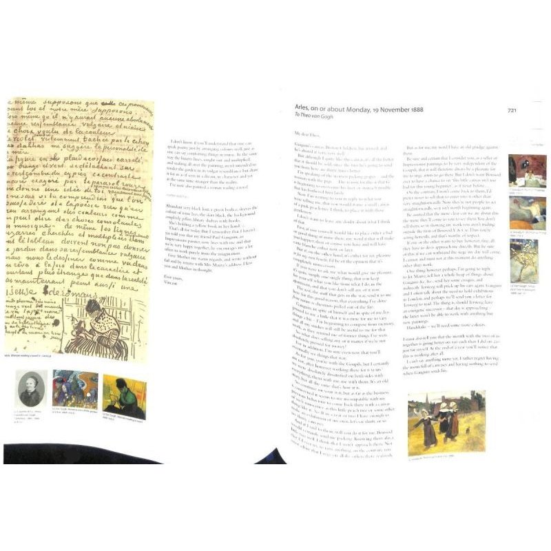 画像4: ヴィンセント・ファン・ゴッホ書簡(英文)全6冊 総2148頁 箱入り大型本(30.6×26cm)重量14kg 画像4000点以上  注釈・解説付き CD付属