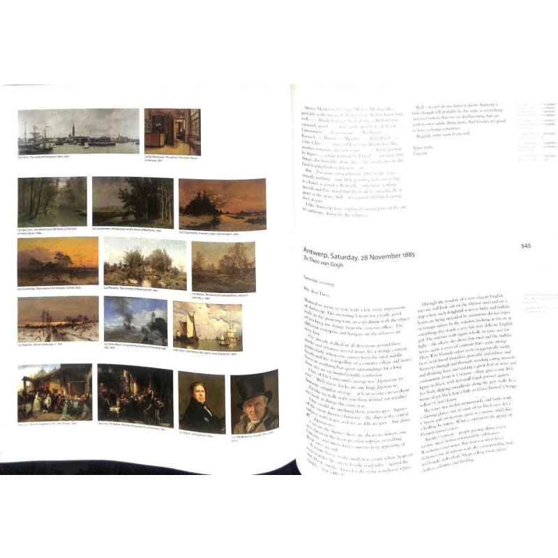 画像6: ヴィンセント・ファン・ゴッホ書簡(英文)全6冊 総2148頁 箱入り大型本(30.6×26cm)重量14kg 画像4000点以上  注釈・解説付き CD付属