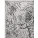 画像7: 藤田嗣治　大判リトグラフ額入り「黙示録」の部分・地獄図　40×32cm　 (7)