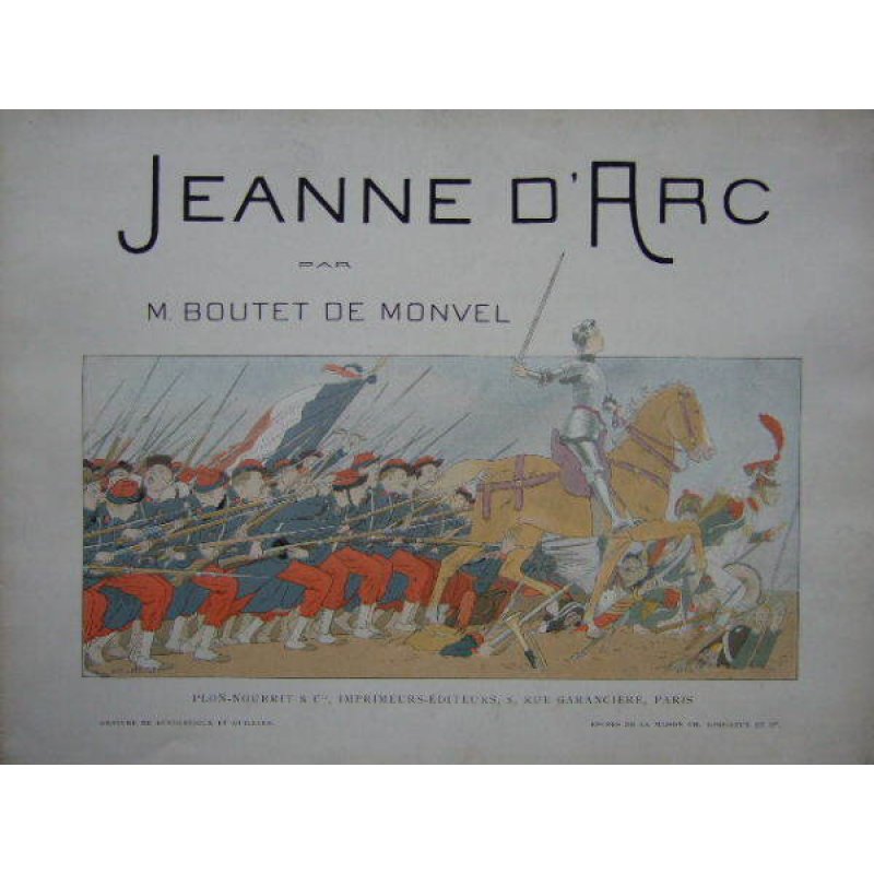 画像2: ブーテ・ド・モンヴェル絵本（仏文）ジャンヌ・ダルク　Jeanne D'Arc