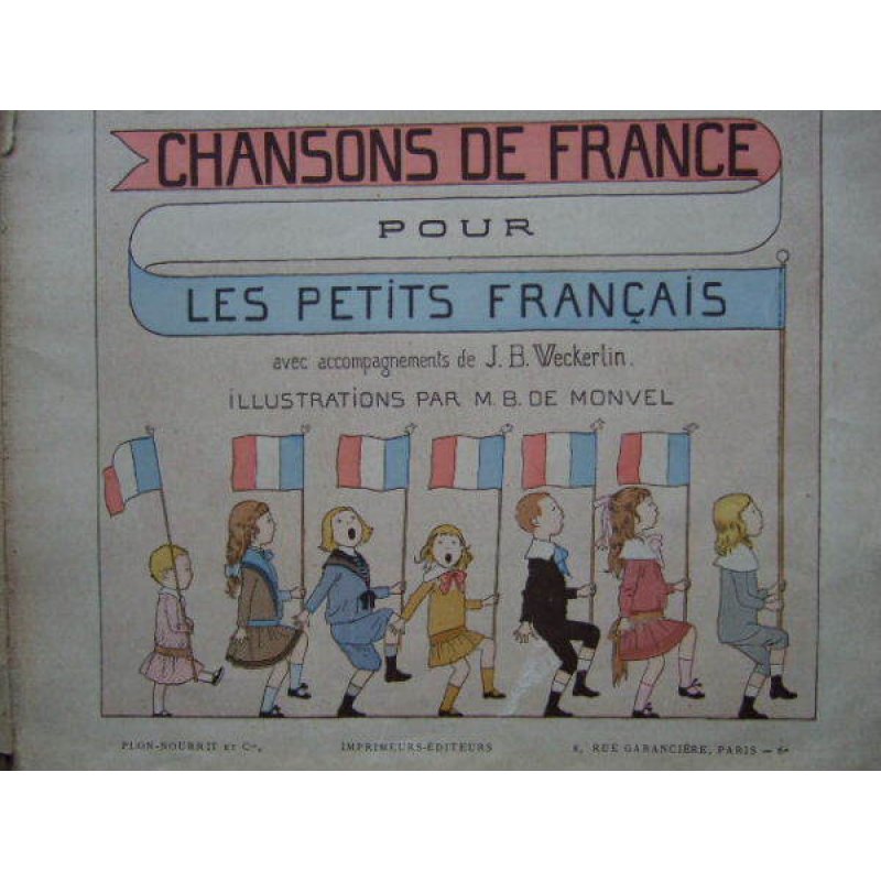 画像2: ブーテ・ド・モンヴェル挿絵本・仏文：子どものためのフランスの歌